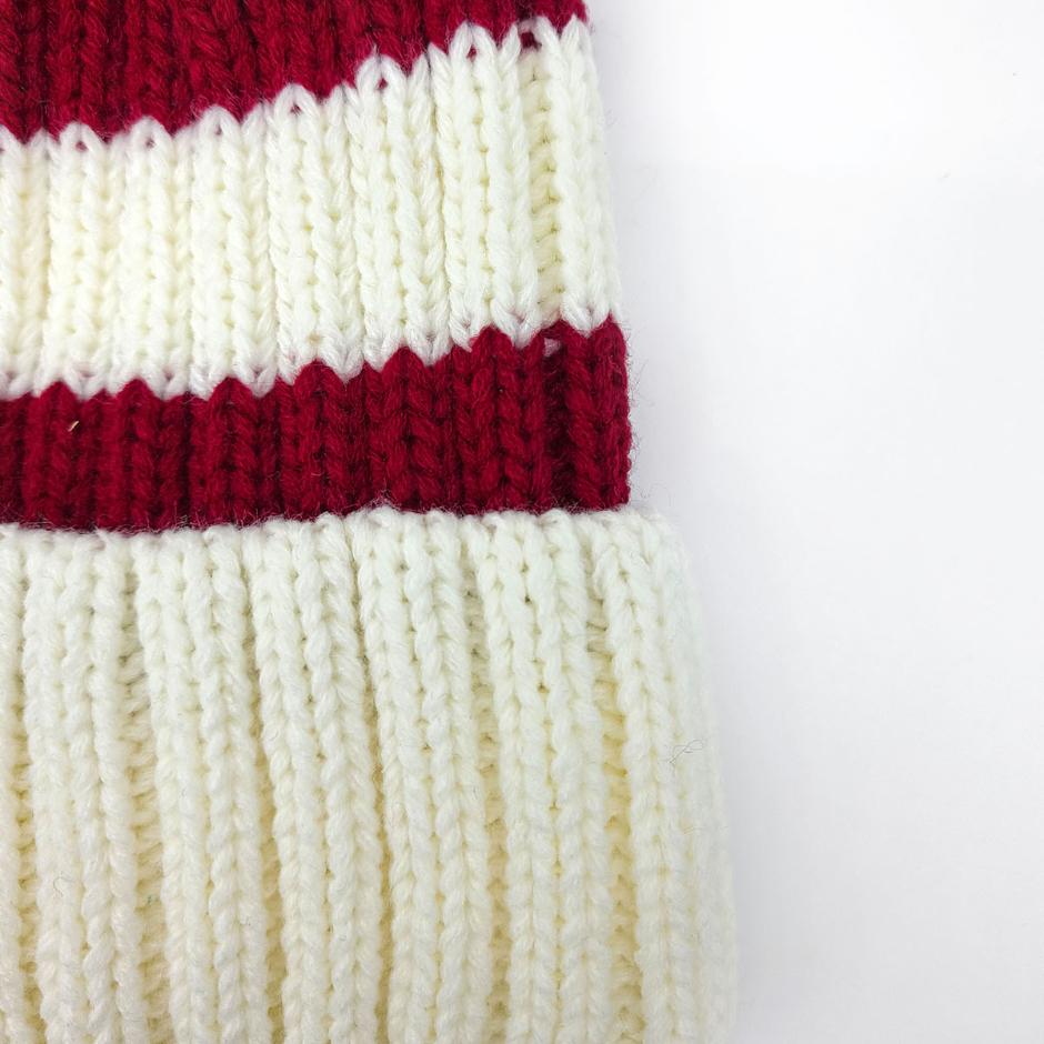 Santa beanie 5 red / white striped