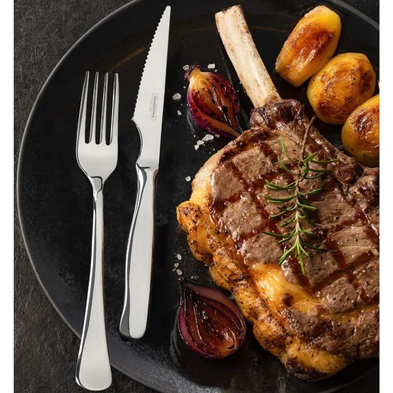 Tramontina IL Toro lækkert 8 dele helståls Grill bestik i spansk stil