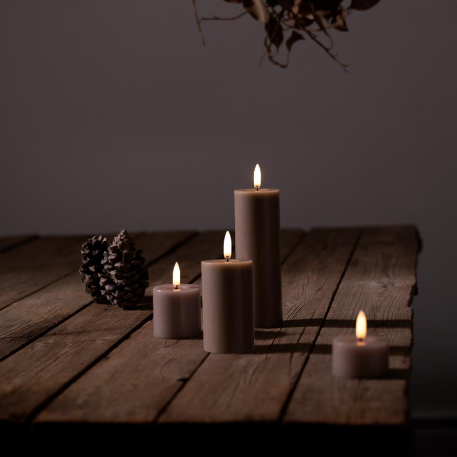 Melted Pillar Candle