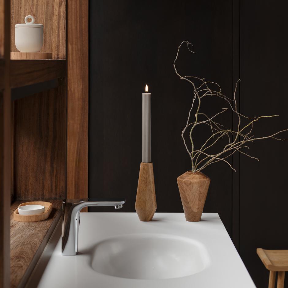 Grooved Taper Candles