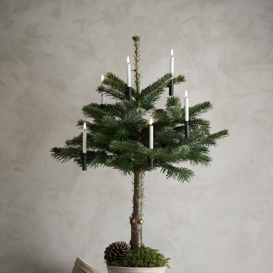 Christmas Tapers & Green Clips