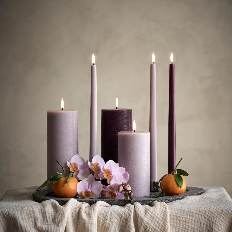 Rustic Pillar Candles