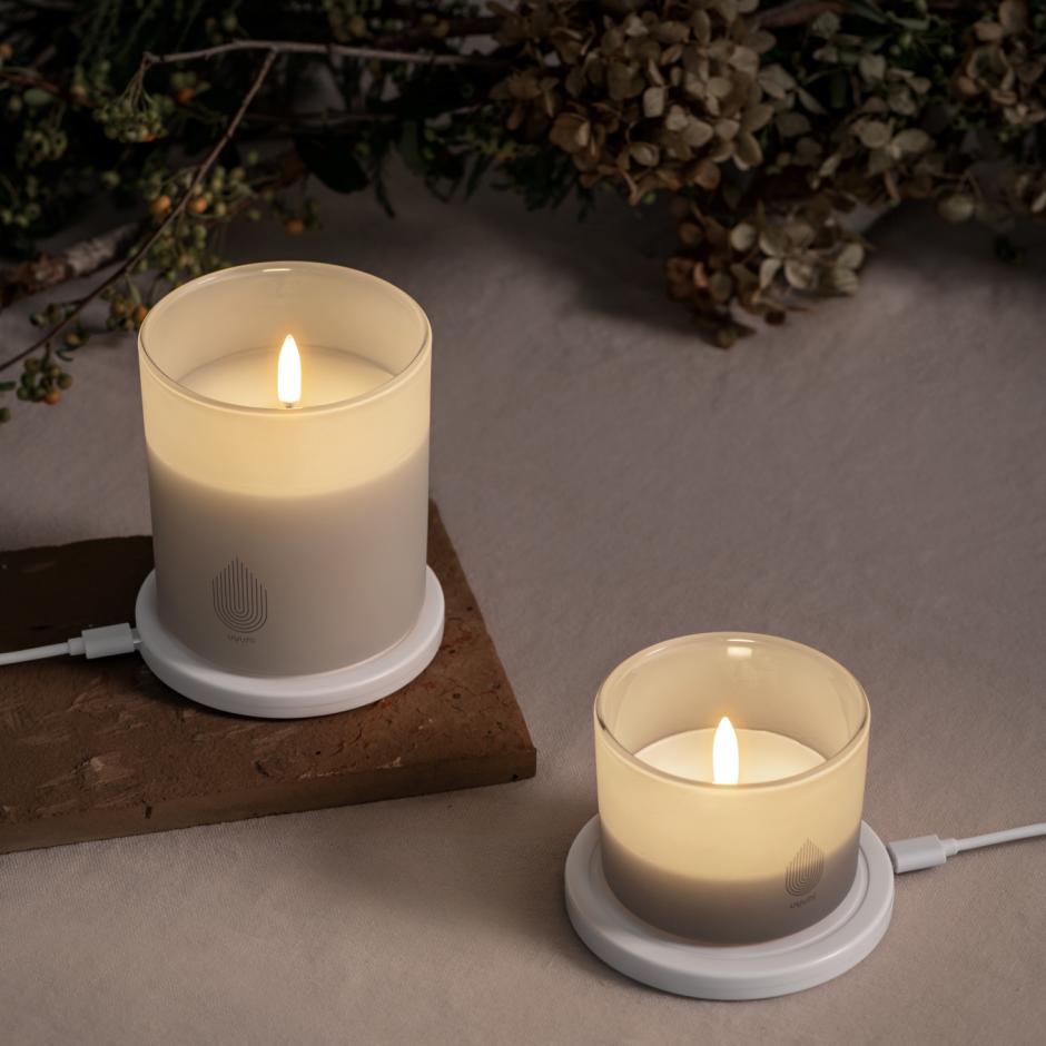 Rechargeable Glass Candles
