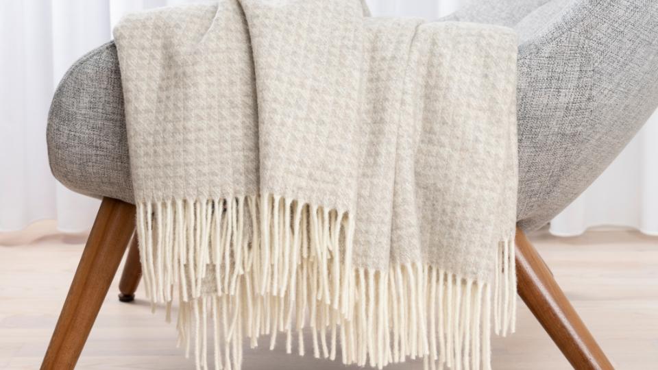 Skønne uldplaider i merino og cashmere