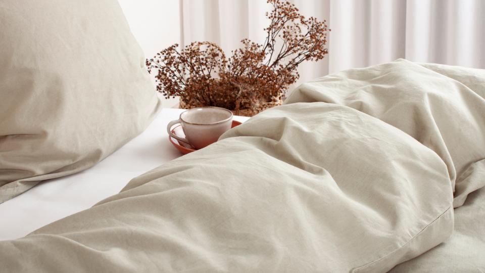 Skønt og naturligt sengelinned i hamp