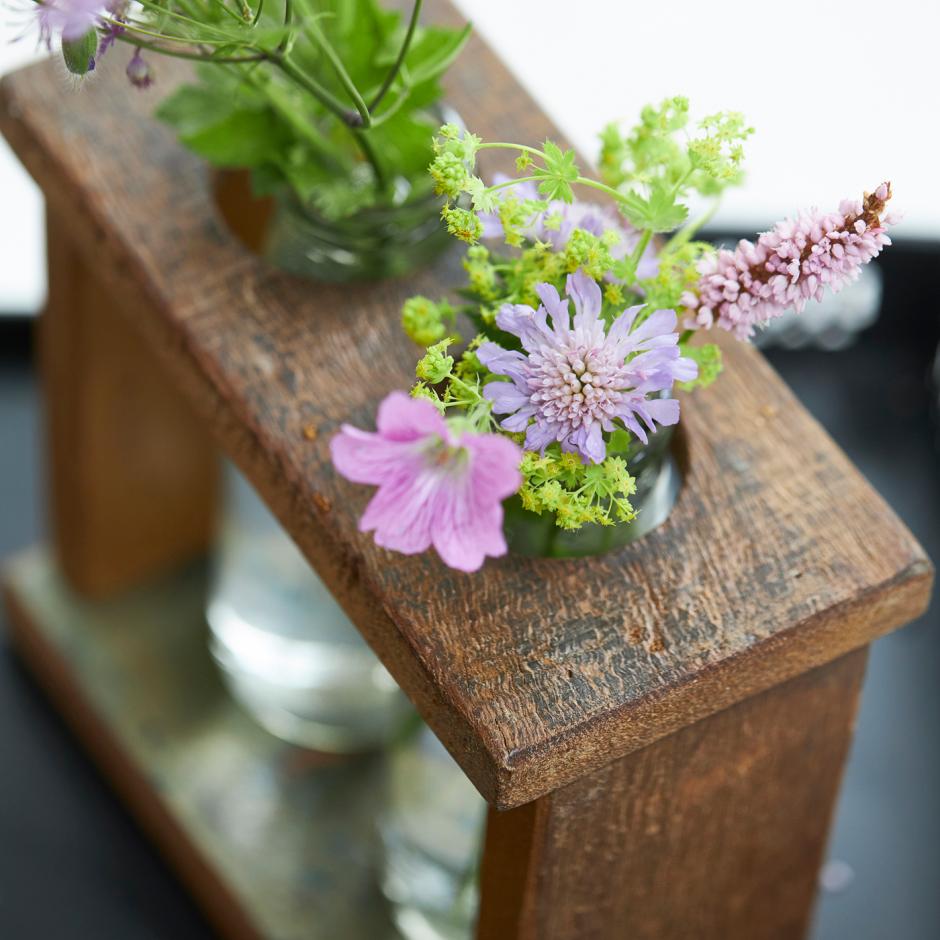 Rustik Vase i Genbrugstræ – Unikt Design fra Sjælsø Nordic