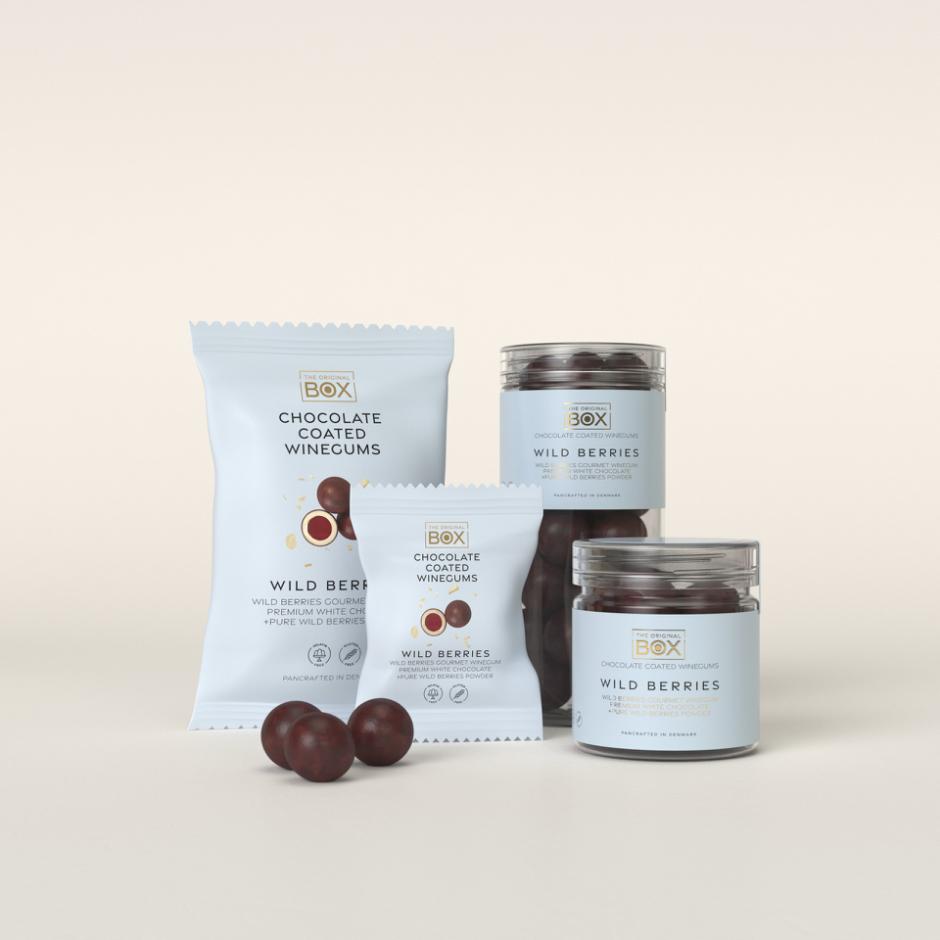 CHOCOLATE COATED WINEGUMS - WILD BERRIES