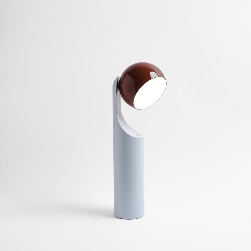Mono Portable Reading Lamp - Rust & Sky