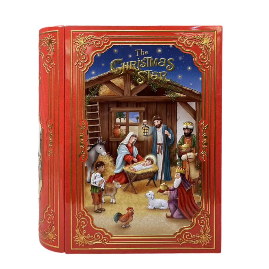 Kagedåse Juleevangeliets store Bog