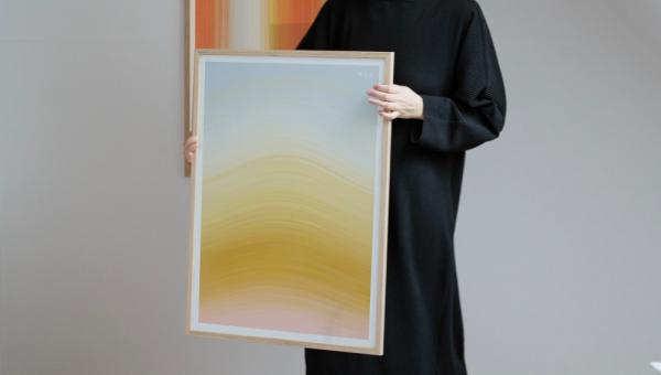 Kaichou (階調). Stilrene gradientplakater