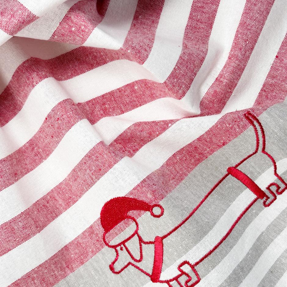 Viskestykke CHRISTMAS - Dackel