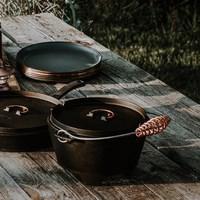 Polished Cast Iron Dutch Oven