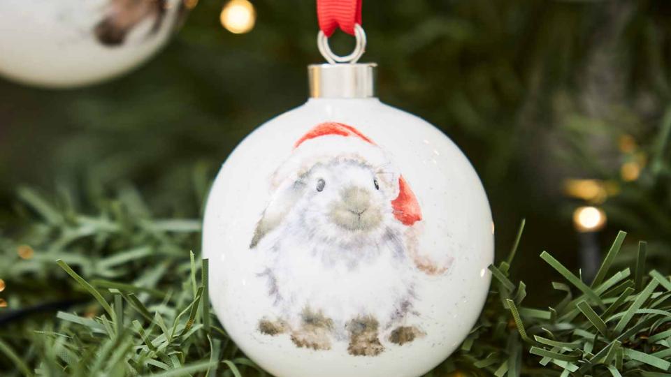 Wrendale Designs by Hannah Dale - porcelæn julekugle