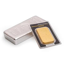 Guld- & sølvbarre