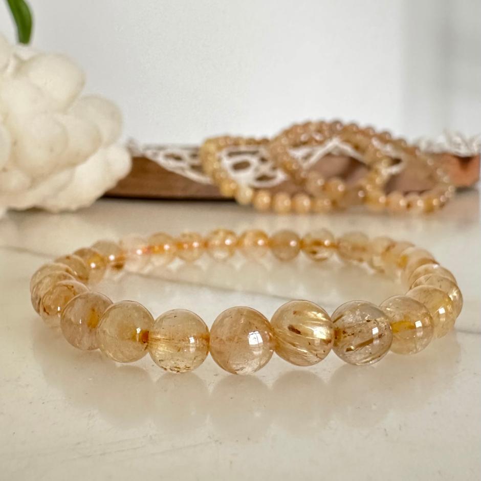 Rutilkvarts armbånd