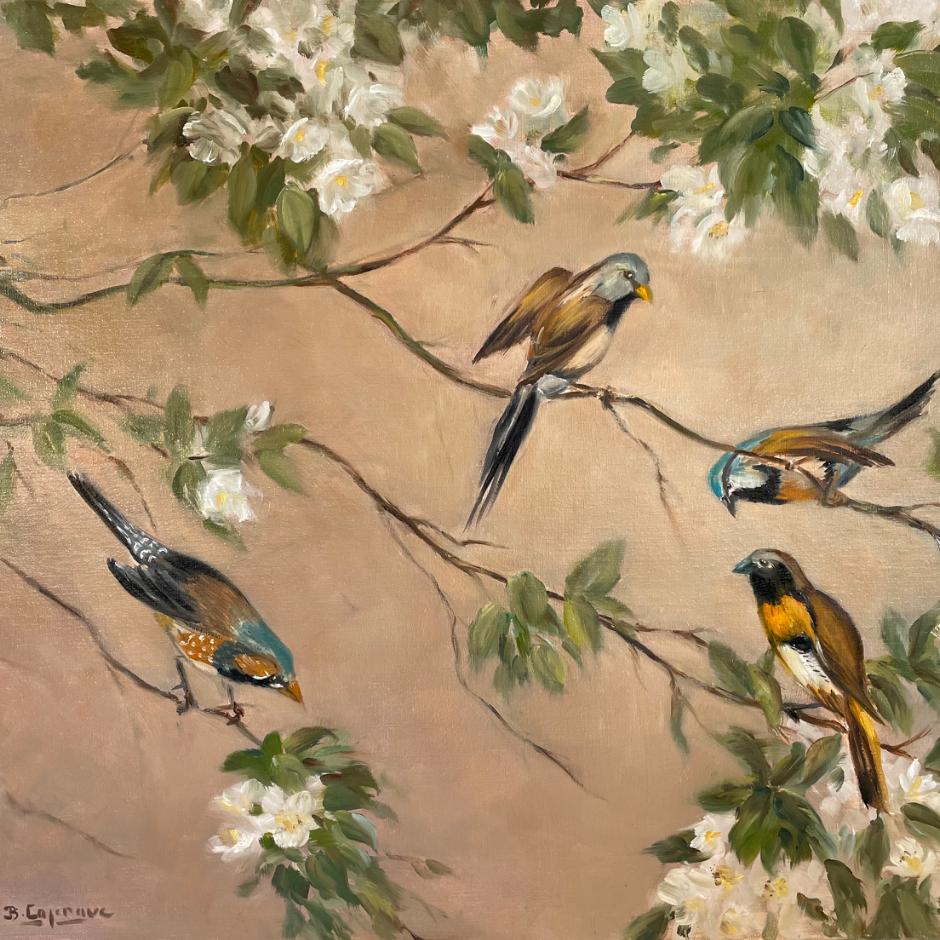 wall paper panel by Brigitte CAZENAVE artist