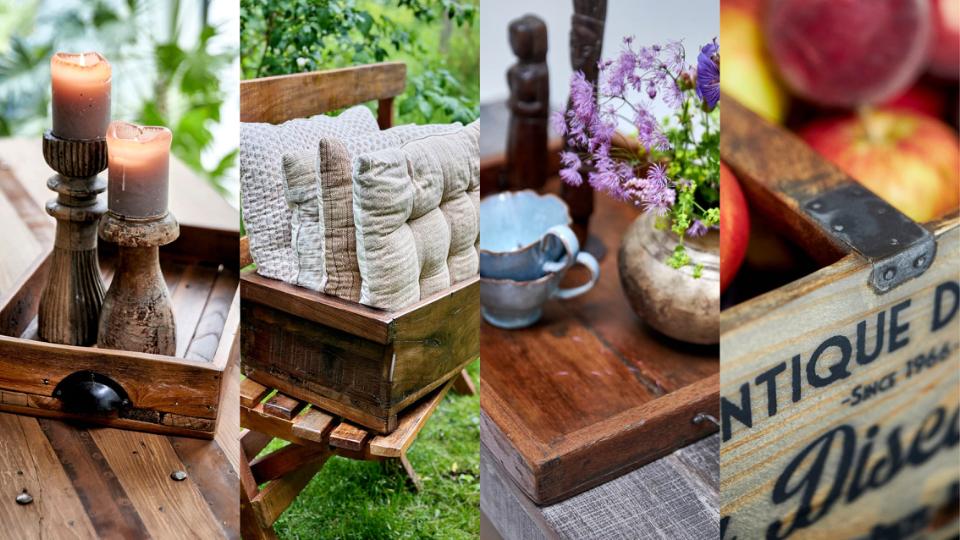 INDRET MED UNIKKE KASSER OG BAKKER