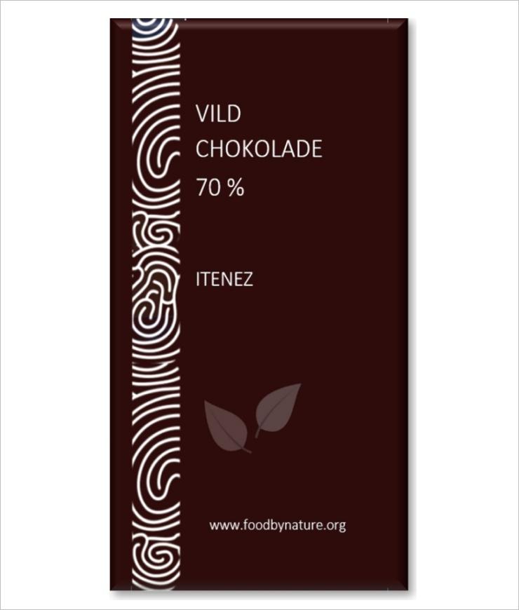 Vild Chokolade 70% Itenez