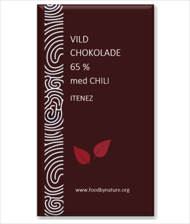 Vild Chokolade 65% med chili