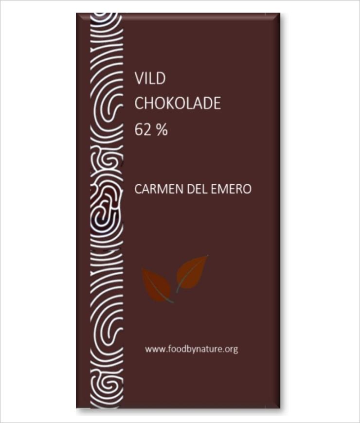Vild Chokolade 62% Carmen del Emero