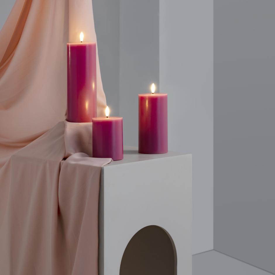 Classic Pillar Candles Silk