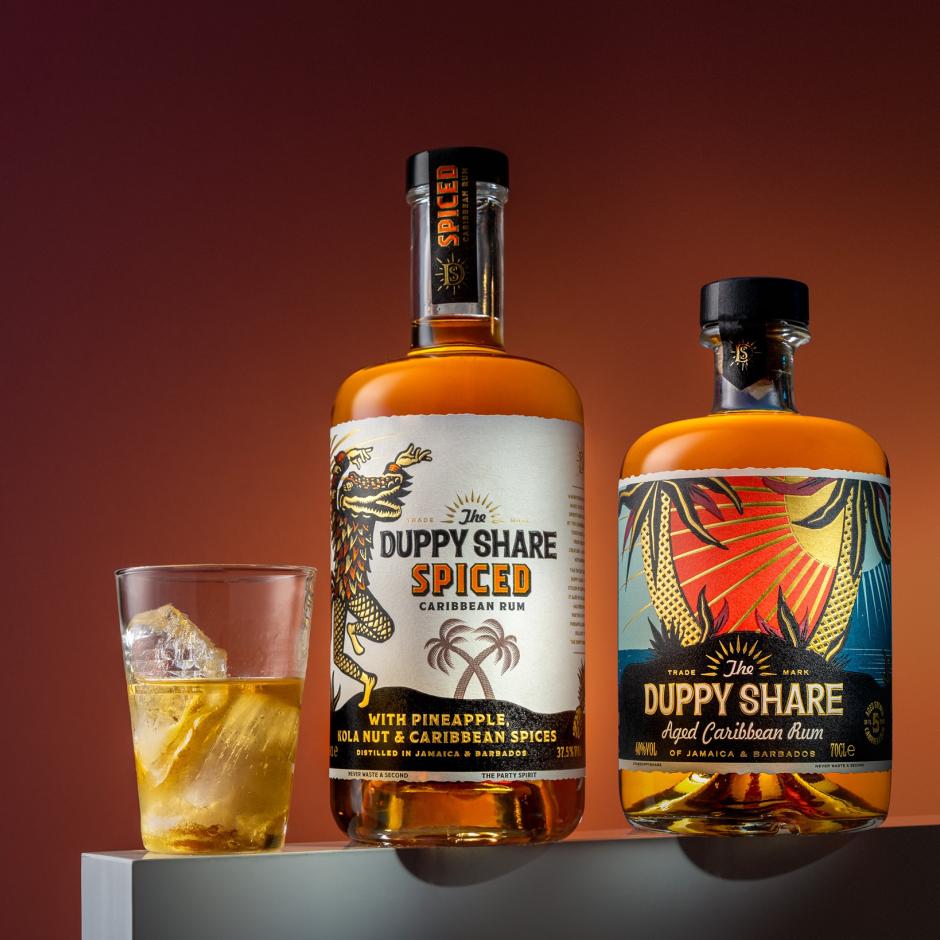 The Duppy Share rums. ( Rom)