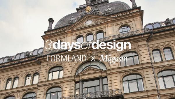 3daysofdesign: Formland og Magasin inviterer indenfor til udstillingen Terrassen & Salonen