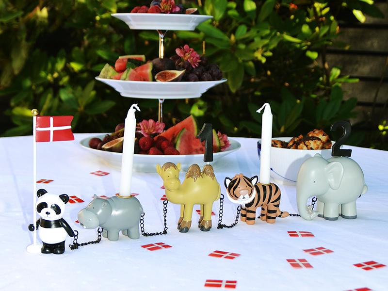 Fødselsdagstog med zoo dyr