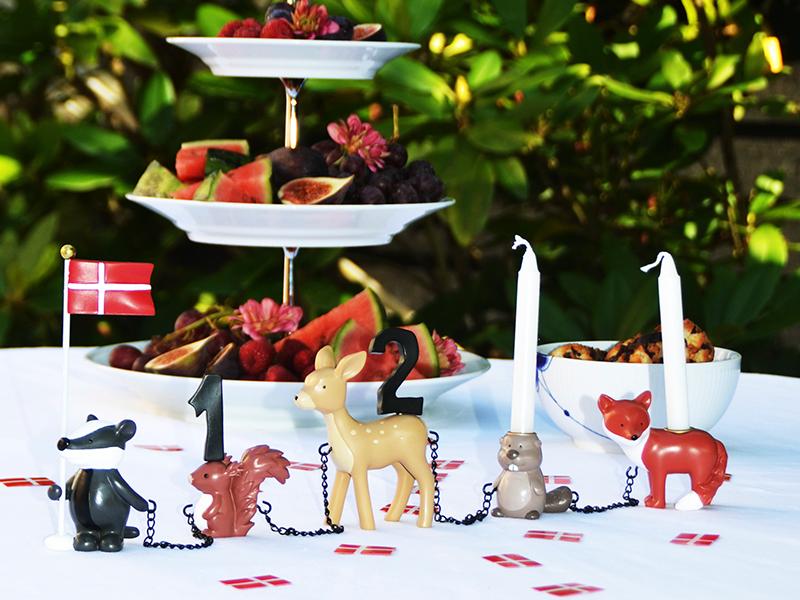 Fødselsdagstog med skovdyr