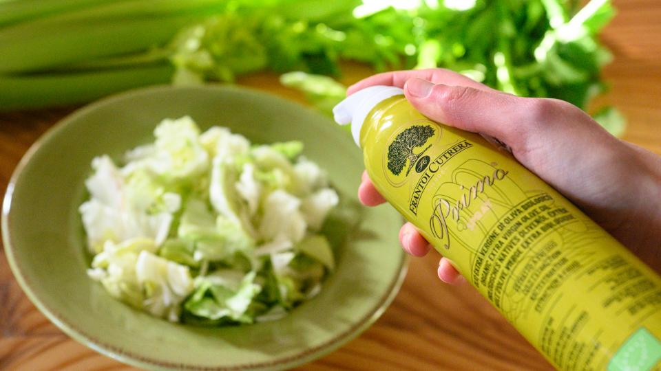 Økologisk Jomfruolivenolie på Spray