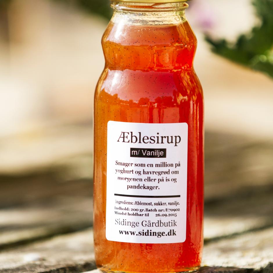 Æblesirup m/vanilje