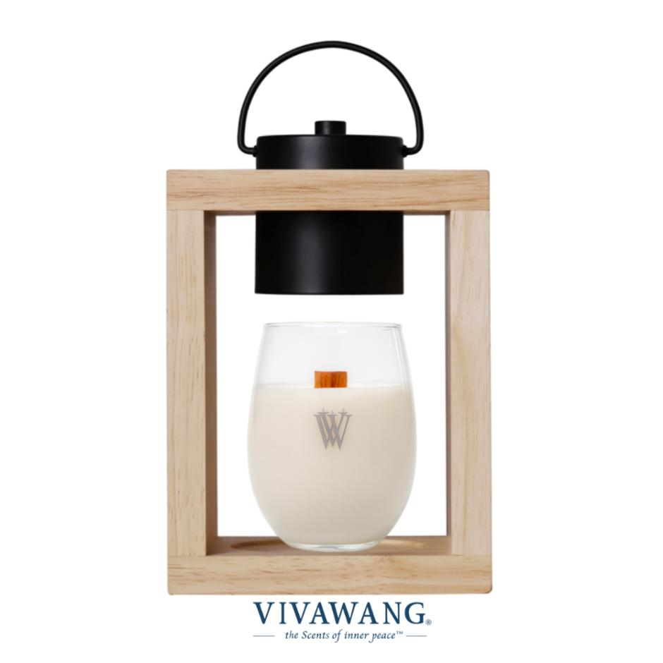 Wooden Candle Warmer (Square| black)