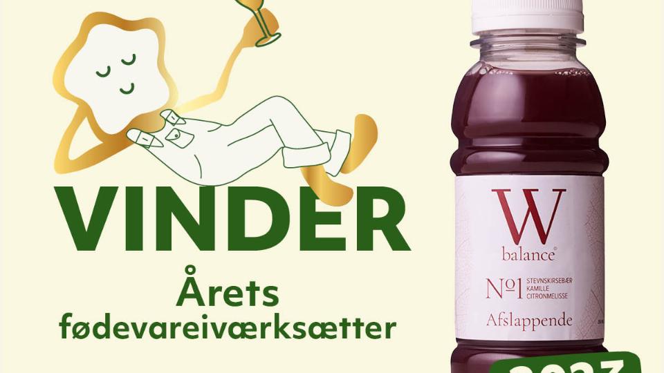 Wbalance er vinder af GRO PRISEN som Årets Fødevareiværksætter 2023