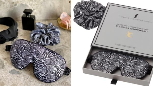 Sovemasker & Scrunchies i Recycled Polyester Satin