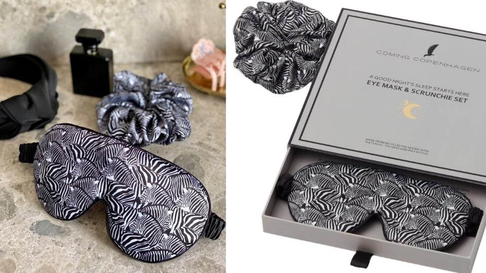 Sovemasker & Scrunchies i Recycled Polyester Satin