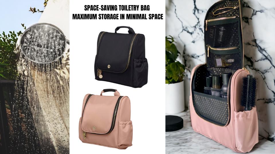 Pladsbesparende Toilettaske: Maksimal opbevaring på minimal plads