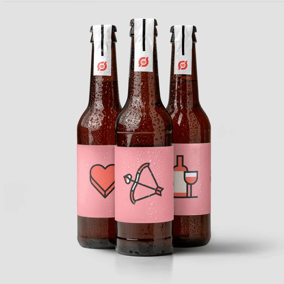 Romantiske øl til at fejre kærligheden