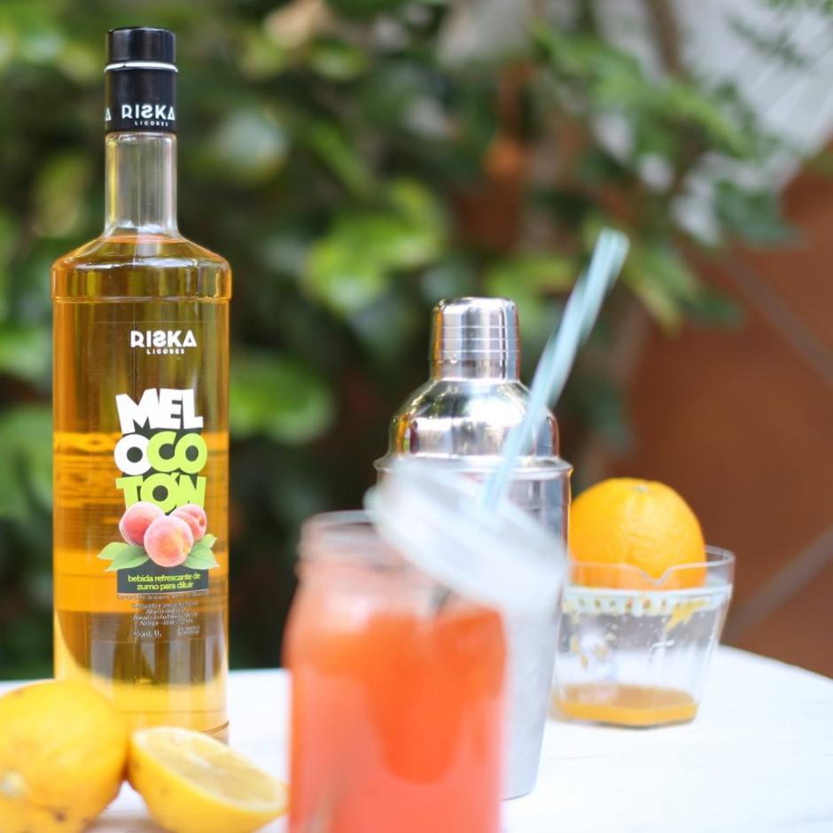 Fersken likør - 100% alkoholfri