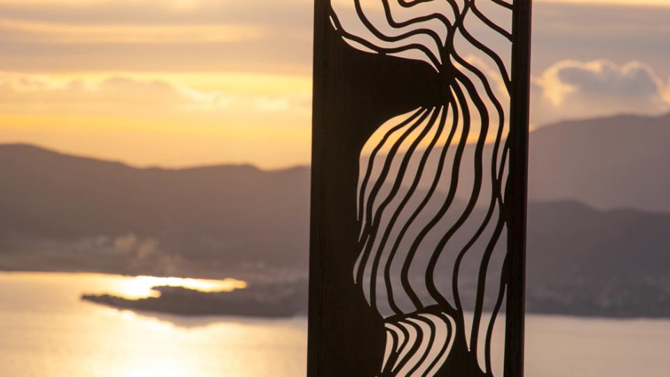 Rustent jern til Dekoration