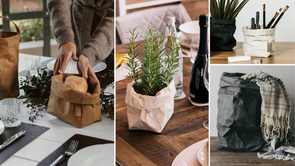 Vaskbart papir til servering og opbevaring