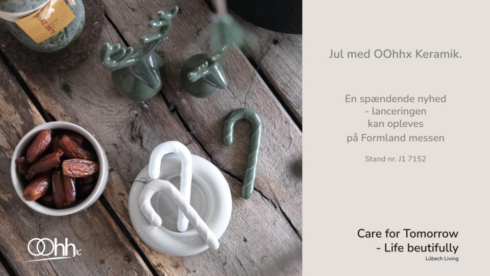 Jul med OOhhx keramik - en smuk nyhed fra Lübech Living