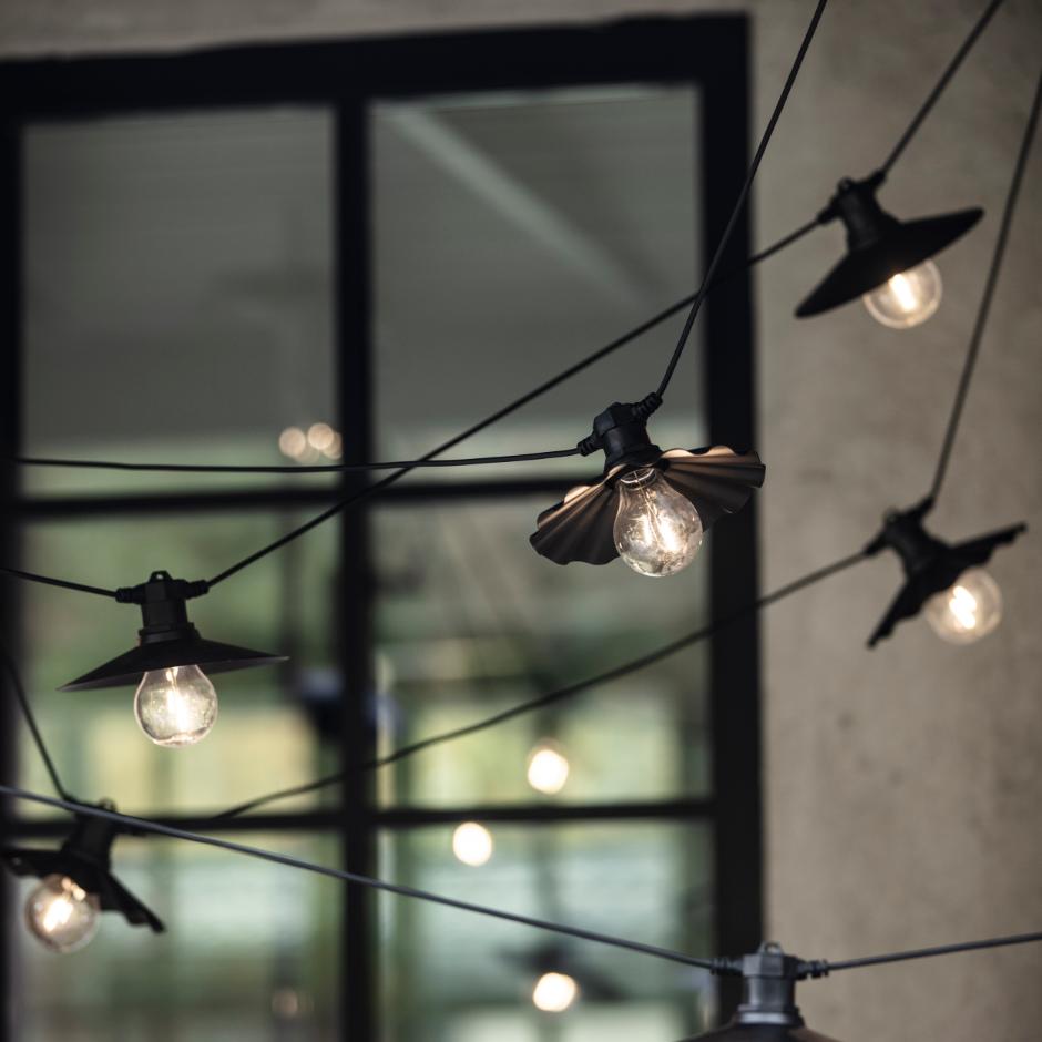 Lyskæder som udendørsbelysning