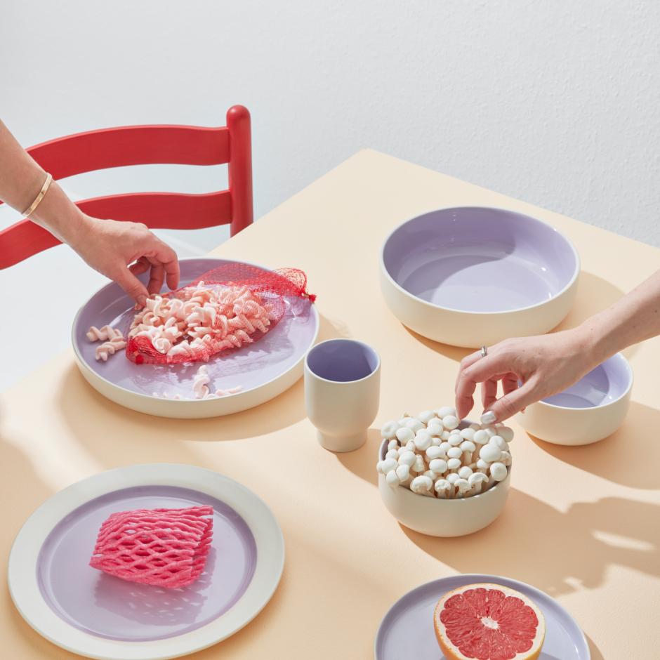 CLAYWARE - PURPLE TABLEWARE