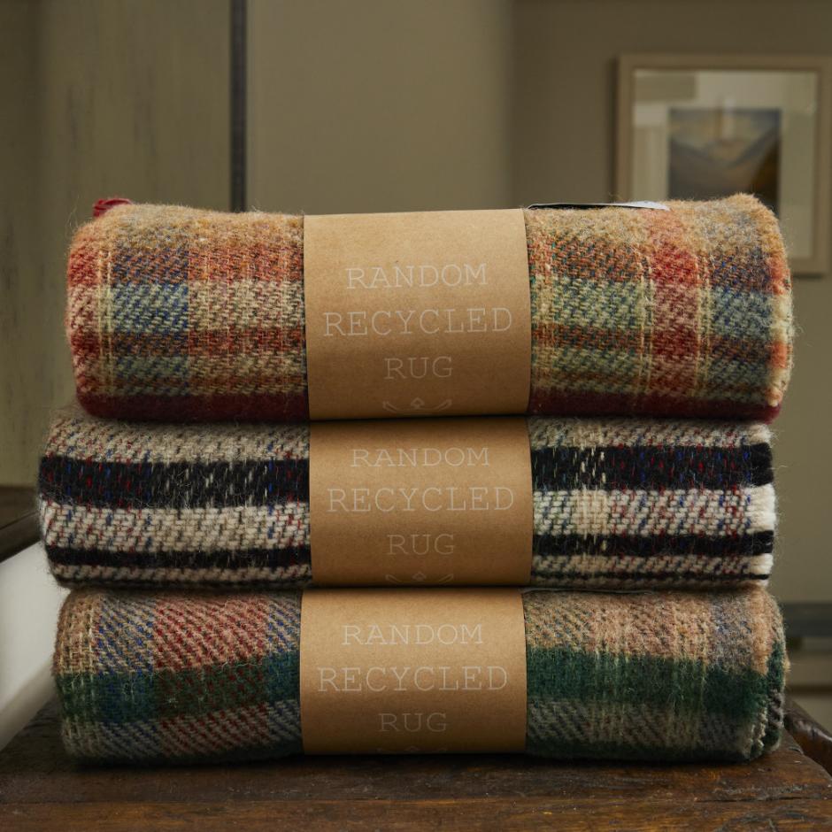Tweedmill Textiles - genbrugsuld og upcycled plaider